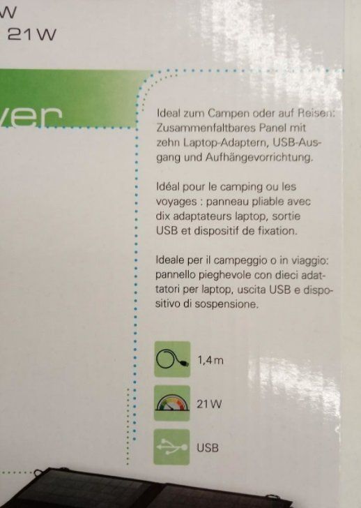 Dispositivi a energia solare: Steffen Sun Power Solar Panel 21W 70x46cm – Nuovo e nell'imballaggio originale da Uerkheim venduto da Kaufoption 4