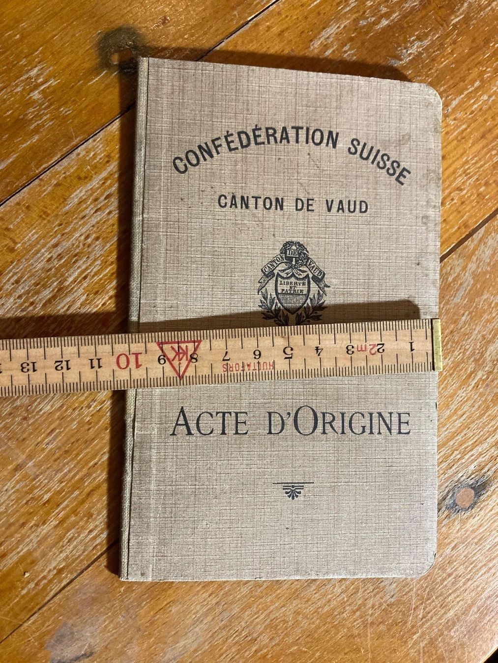 Documenti: Acte origine Guex Cossonay 1917 – Usato da St-Cierges venduto da LeRegain 6