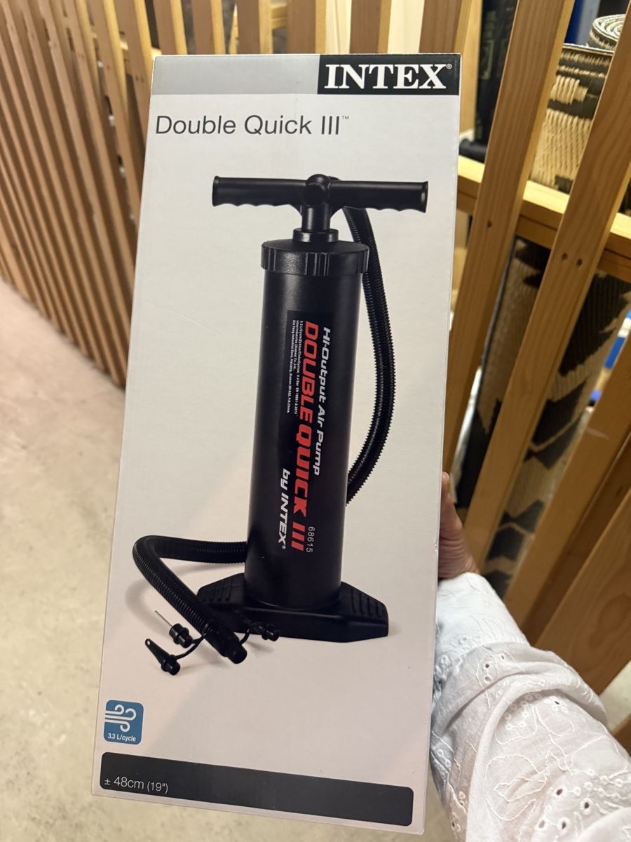 Intex Pompe & Parti di ricambio: Luftpumpe double quick neu – Nuovo e nell'imballaggio originale da Stallikon venduto da Lilly_90