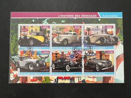 2015 Djibouti  Old Cars    Block gest.   (A569)
