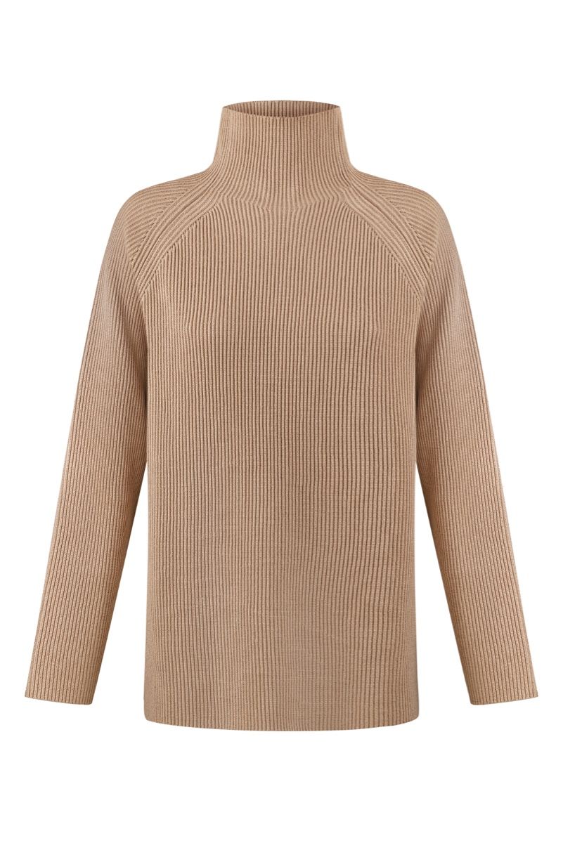 Pullover & Sweatshirts: Damen Pullover beige Rollkragen Rippstrick Grösse M – Neu und originalverpackt aus Bern von via_b7vt