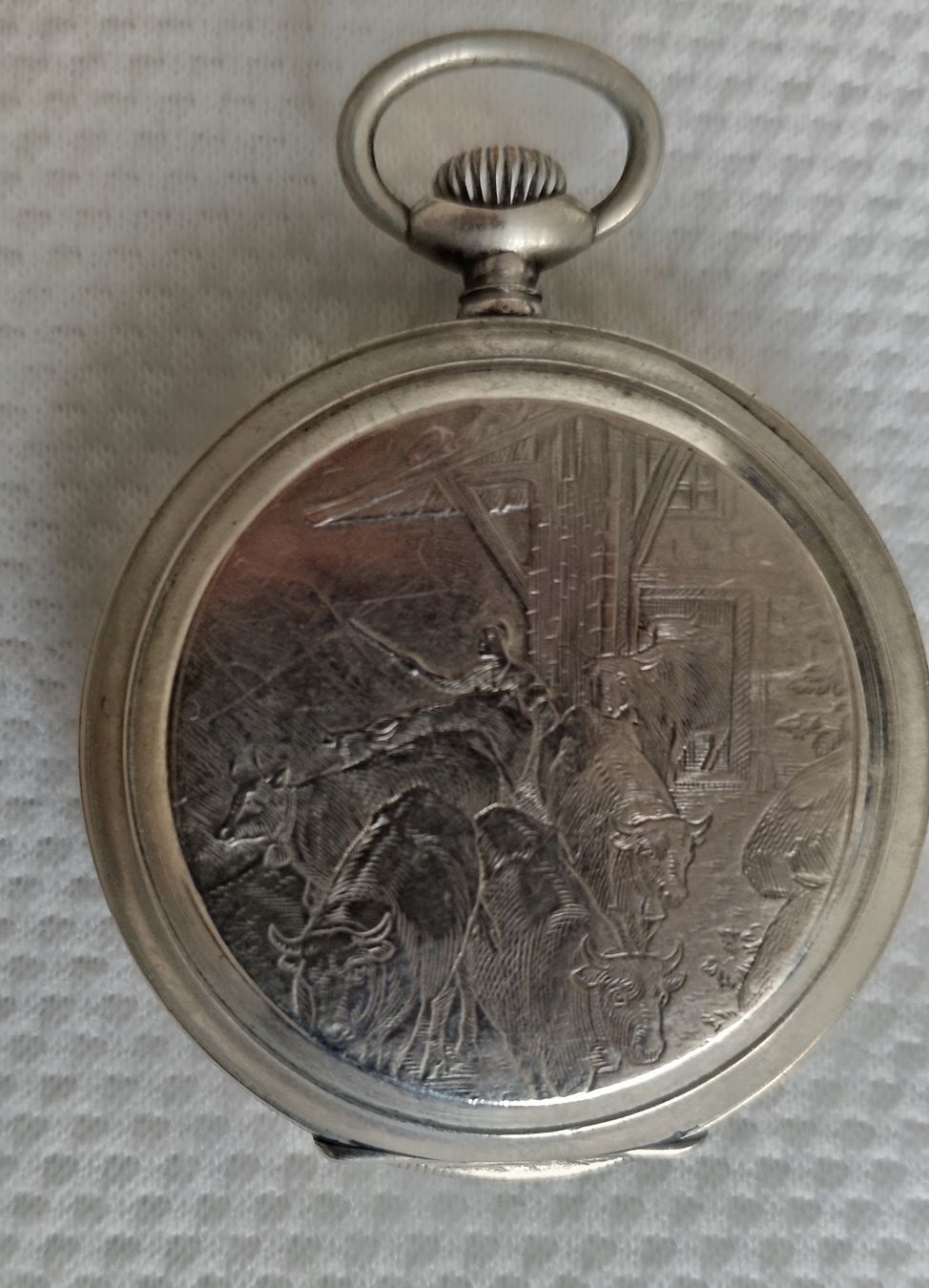 Orologi: 4 Taschenuhren, Sackuhren – Usato da Diessenhofen venduto da Oatman66 3