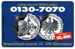 MDM - volle Telefonkarte aus Deutschland