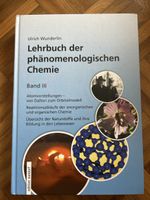 Lehrbuch phänomenologische Chemie Band III guter Zustand