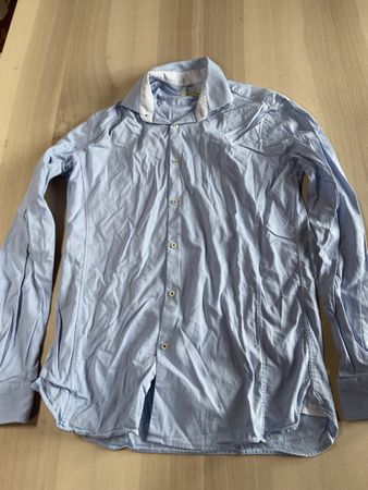 Paul Kehl Herren Hemd, Gr. M, hellblau