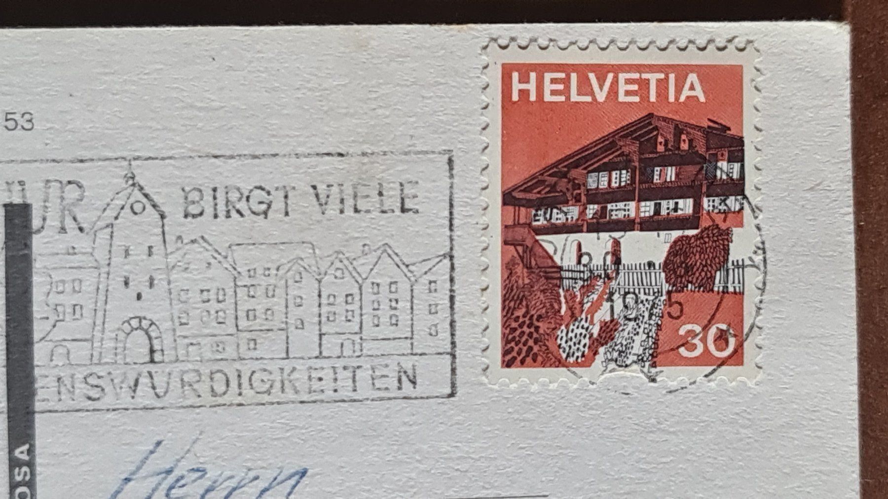Cartoline postali: Ansichtskarte Arosa 1975 – Usato da Dintikon venduto da Vexi 1