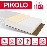 Matratze 80x140 PIKOLO - H2/H4 - 11cm