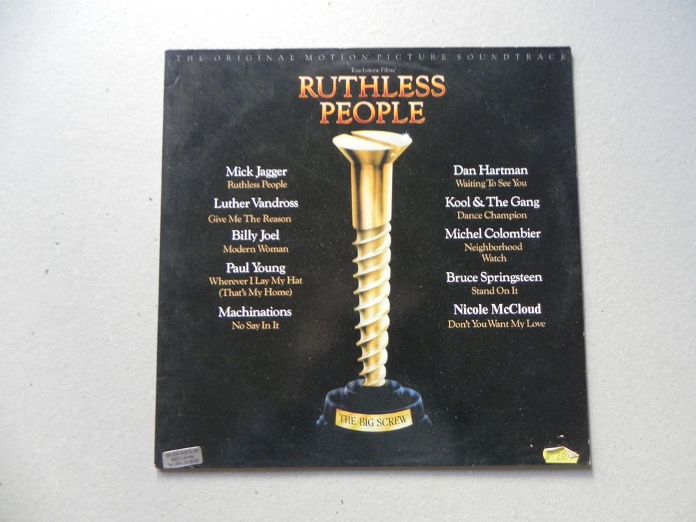LP Film Soundtrack Ruthless People 1983 Bruce Springsteen (Gebraucht ...