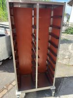 Profi Gastro Blechwagen Edelstahl mit Rollen