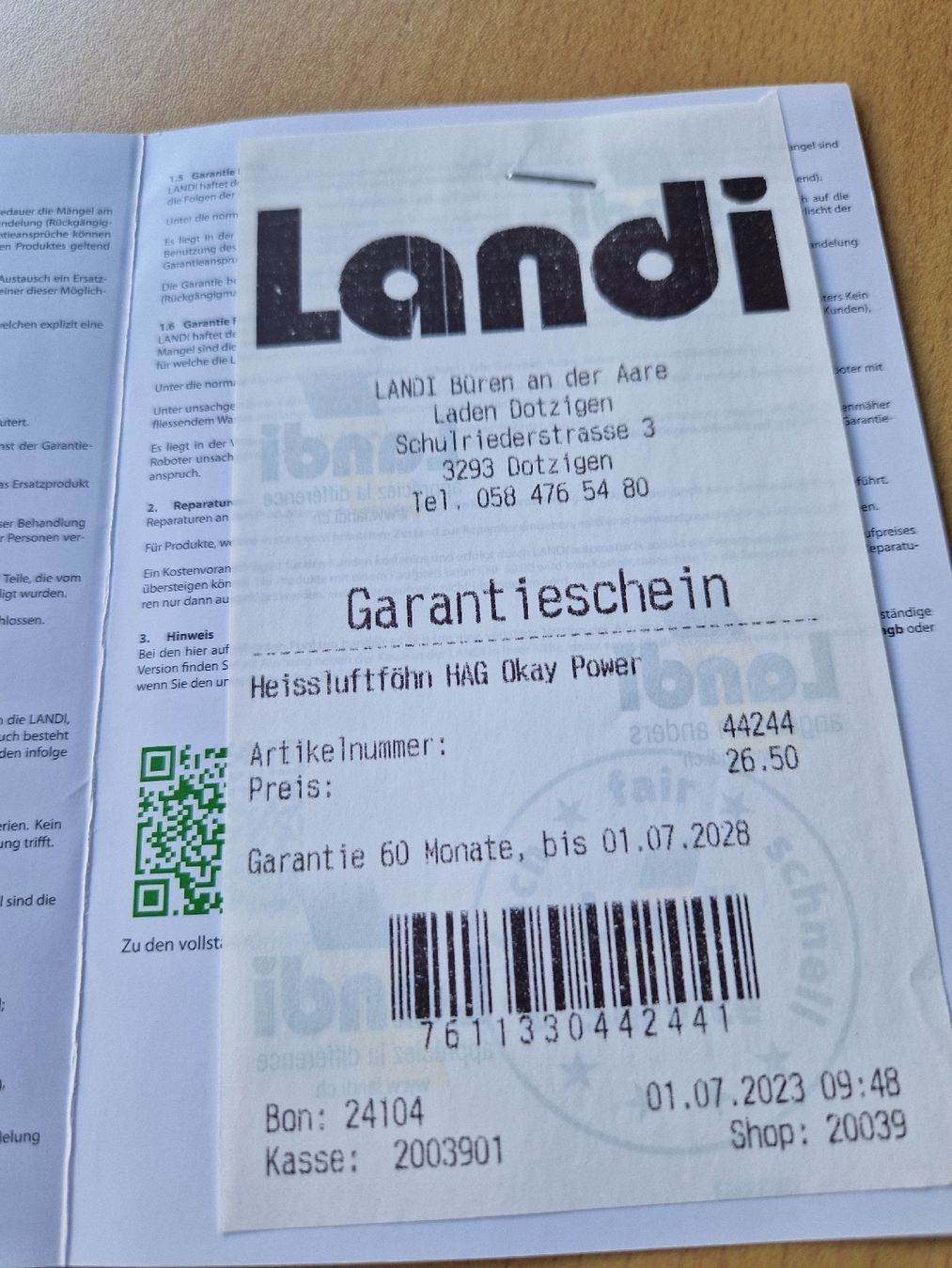 Föhn: Heissluftfön – Neu (gemäss Beschreibung) aus Ipsach von Sabinet 2