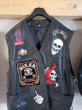 Gilet de Biker Patché