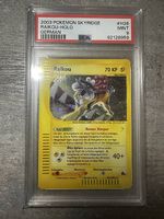 Pokemon Raikou Holo aus Skyridge in PSA 9