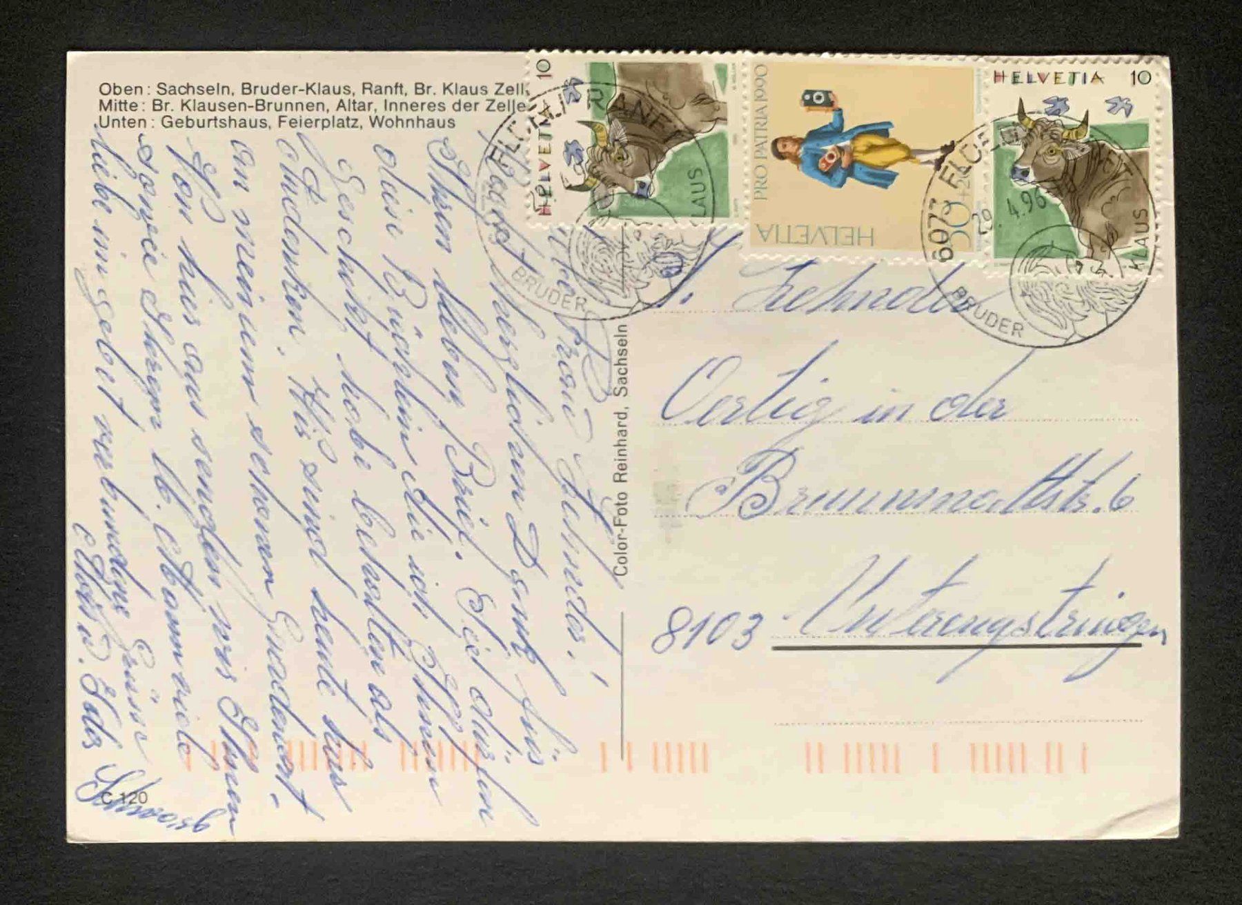 Cartes postales: AK Sachseln Flüeli Ranft – D'occasion à Goldau par artelier1 1