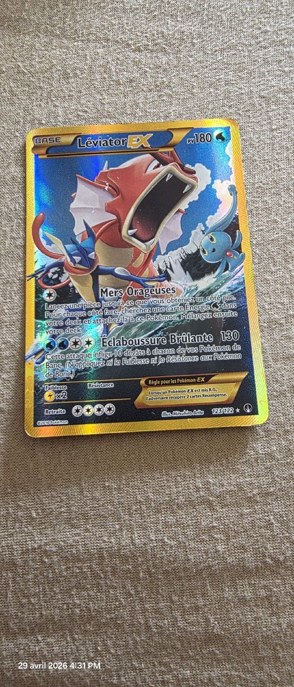 Pokémon Carte collezionabili: leviator Ex – Usato da Avully venduto da ber_5ryd 1