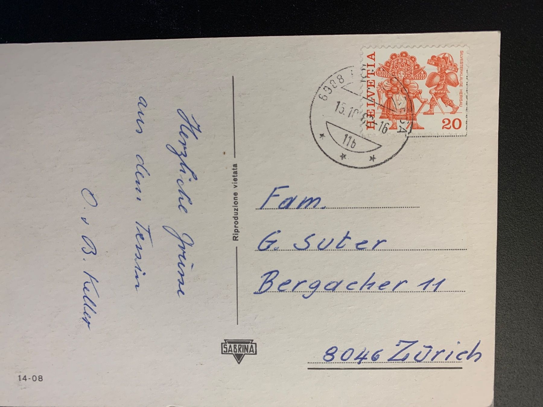 Cartoline postali: Alte Farb-Postkarte von Ponte Tresa – Usato da Erlenbach ZH venduto da Ritschly 2