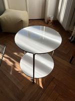 IKEA STRIND/Ehlen Johansson – Table roulante vintage en verr