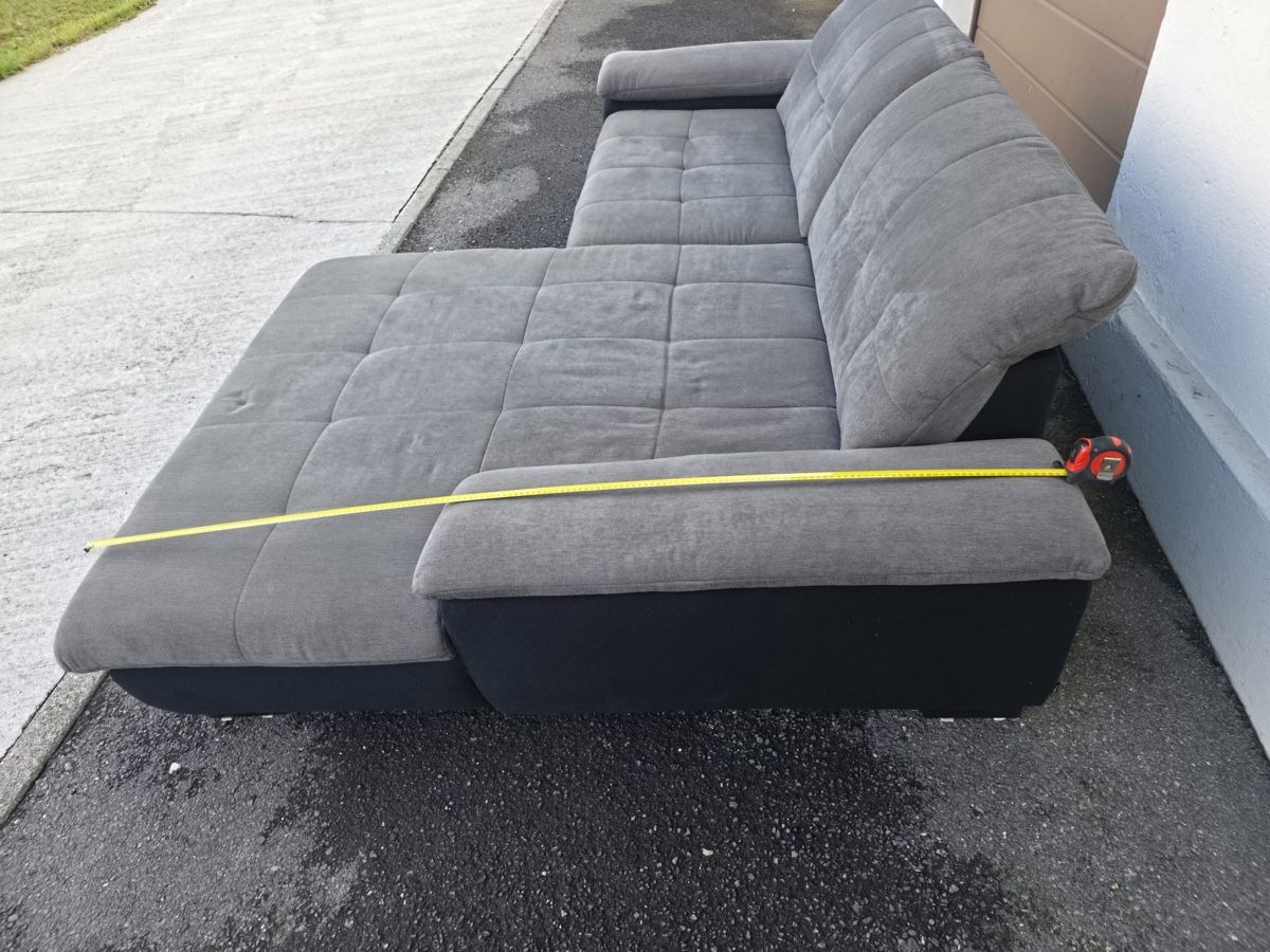 Divani: Ecksofa grau mit Stauraum – Usato da Neuenkirch venduto da ste_gnn5 3