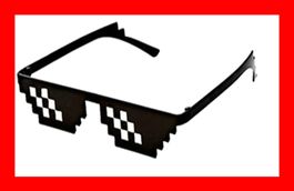 Sonnenbrille Thug Life Like a Boss Meme Video TikTok Insta