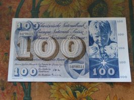 SUISSE  100  Francs  1965  (6111)  Billet