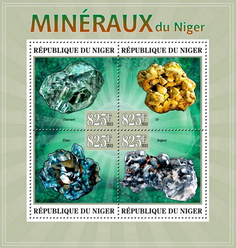 Tous les timbres: Block "Minerale". Niger. – Neuf avec emballage d'origine à Basel par Butsch5