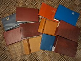Leere Briefmarken Taschenordner 12Stk.