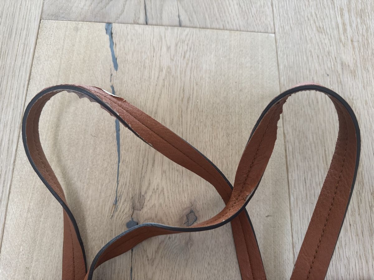 Borse da donna: Even&Odd Handtasche gestreift braun Lederimitat – Usato da Winkel venduto da Schorley 4