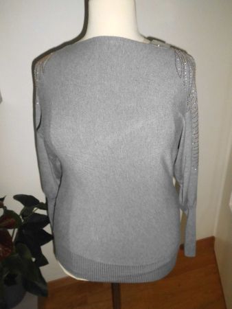 Pull gris T. M/L