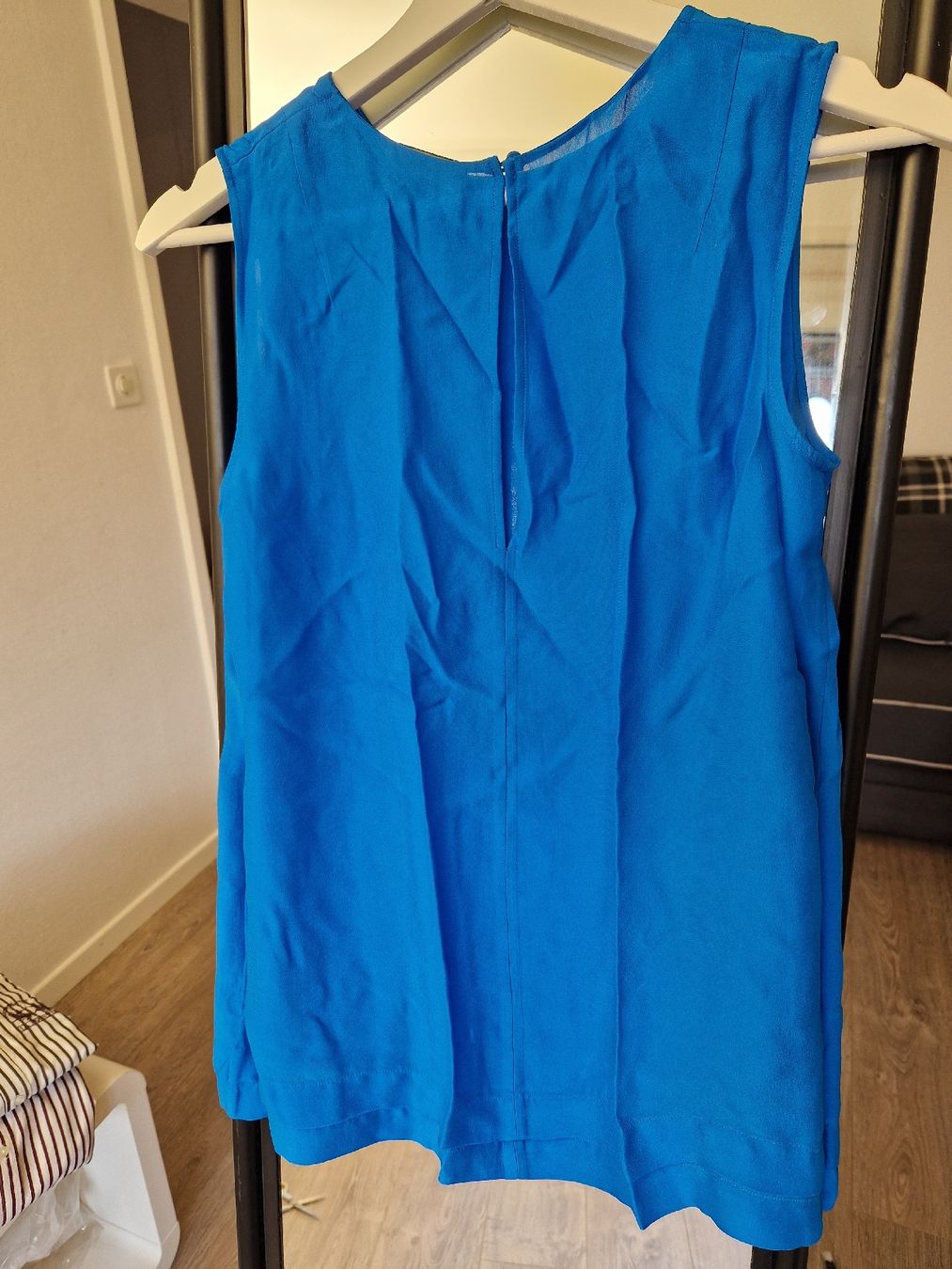 Massimo Dutti Tops: Blaue Massimo Dutti Top-Bluse, EU 34, Viskose-Top – Neu (gemäss Beschreibung) aus Wettingen von mor_76q7 2