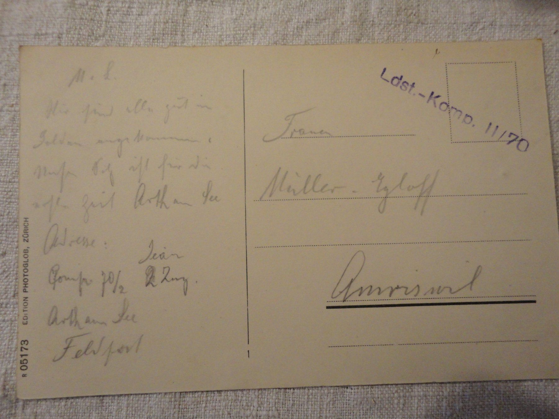 Cartoline postali: Arth - Hotel Adler – Usato da Bischofszell venduto da Joachim-115 1
