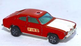 FORD CAPRI FEURWEHR VON CORGI JUNIORS  GANZ METALL