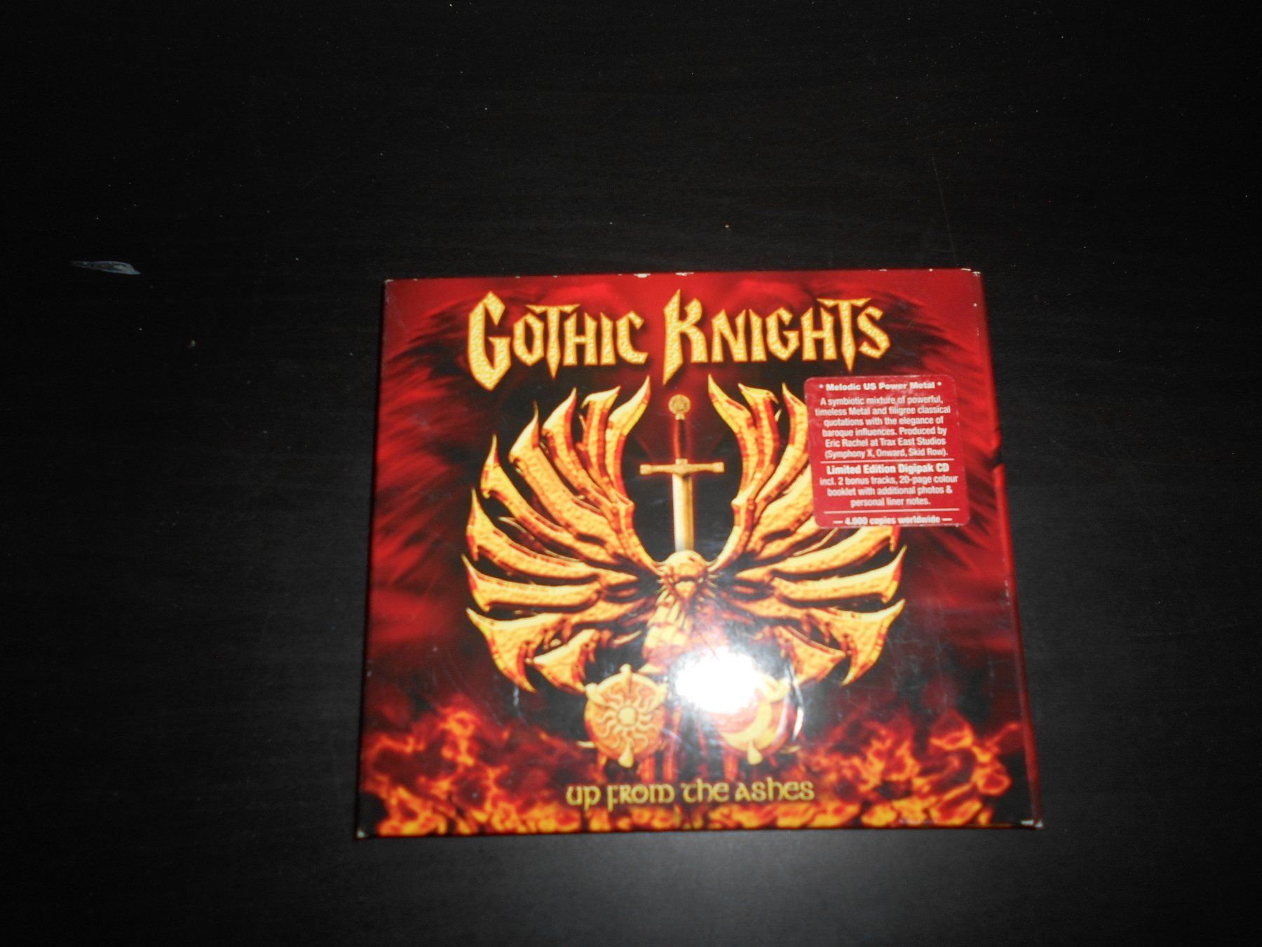 CD: Gothic Knights – Up From The Ashes / 2003 / Digi – Usato da Aarberg venduto da witchhunter01