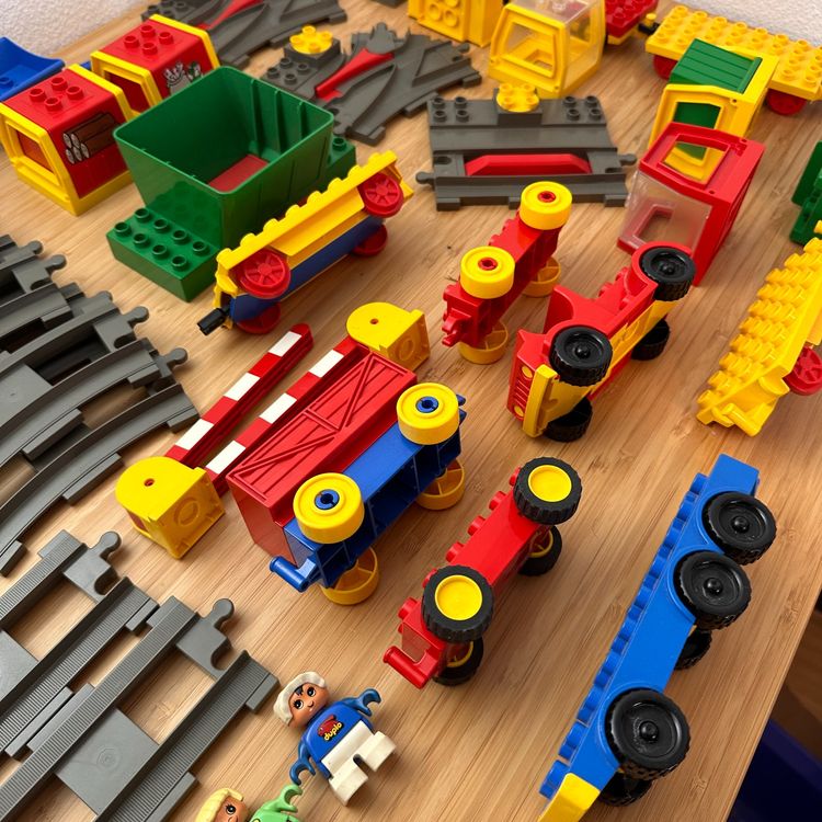 Lego Duplo LOT Train Rails + Hills + Dump Truck Kaufen auf Ricardo