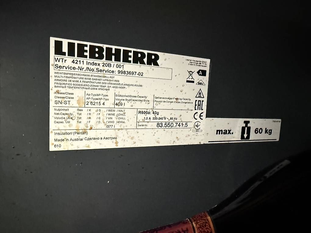 Frigoriferi: Cave à vin de service - Liebherr – Usato da Morges venduto da iS4CH4 2