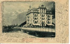 Central Hôtel Continental Interlaken 1901
