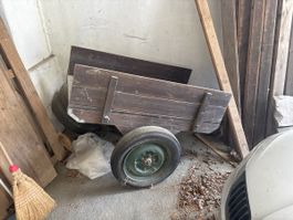Handkarren aus Holz