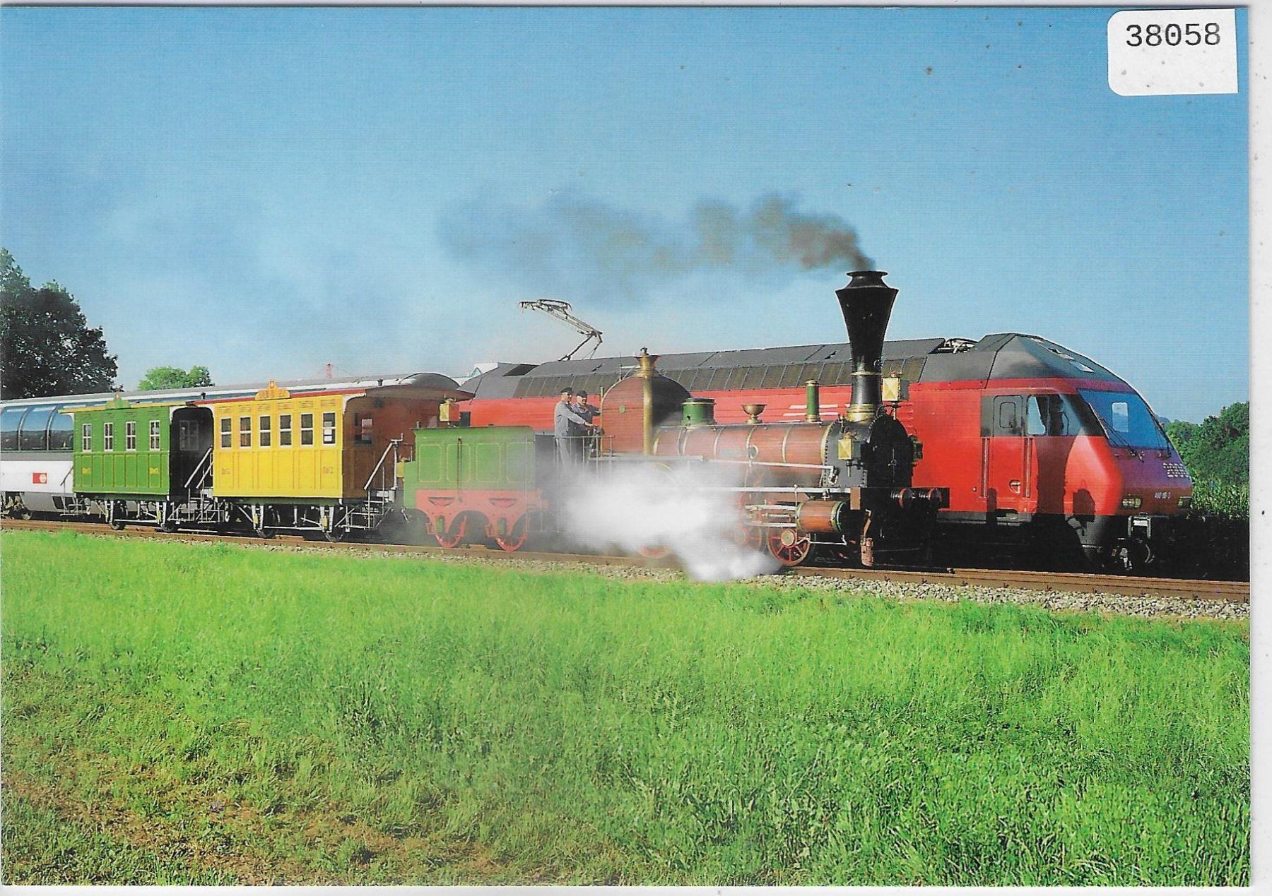 Ansichtskarten: SBB CFF FFS - 150 Jahre Schweizer Bahnen – Gebraucht aus Ettingen von Kartenplanet