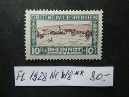 FL 1928 Nr. W8 postfrisch