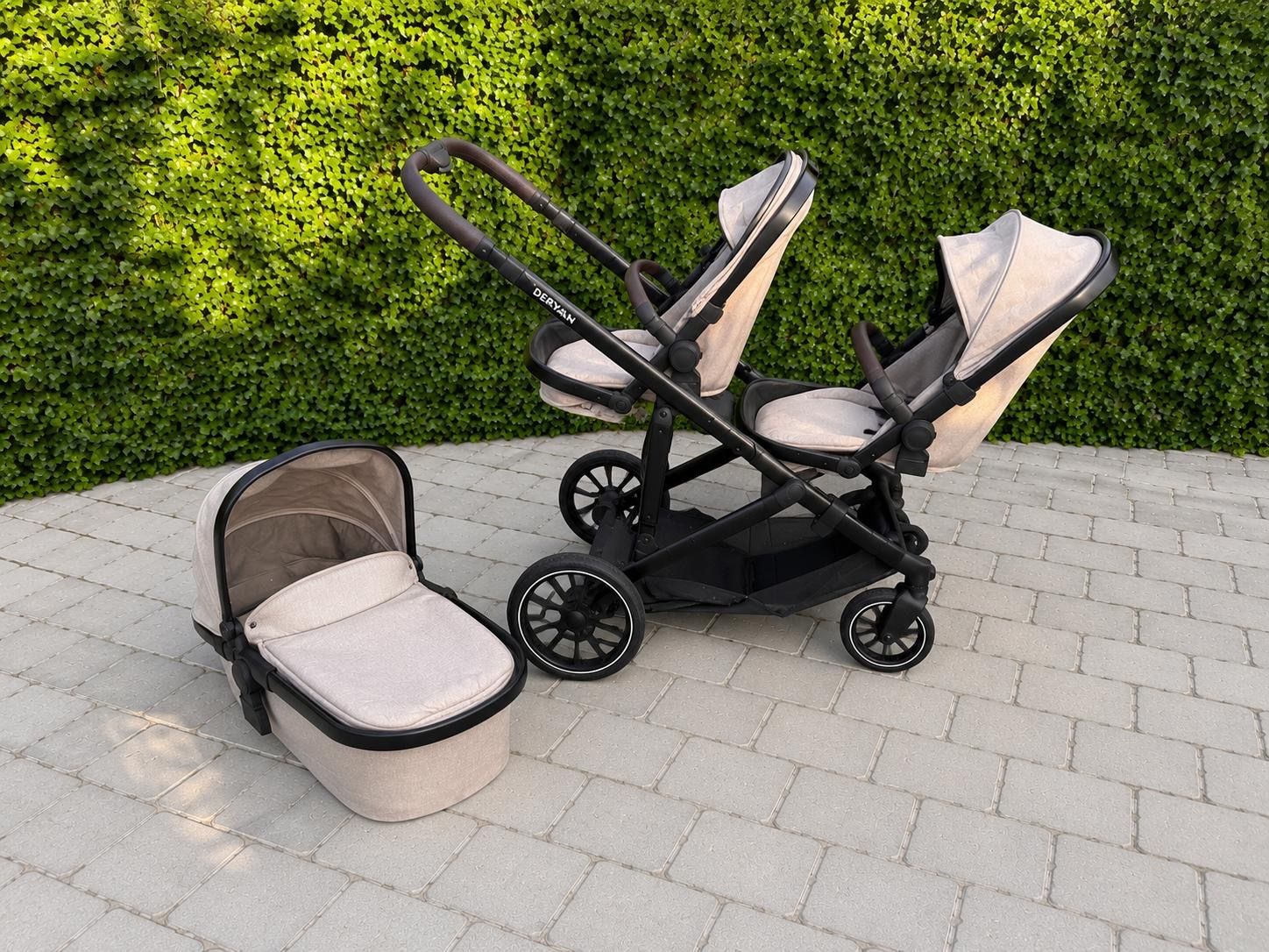 Kinderwagen: Poussette 3 en 1 - Evy 2 Deryan – Gebraucht aus Chambésy von sar_7bnd