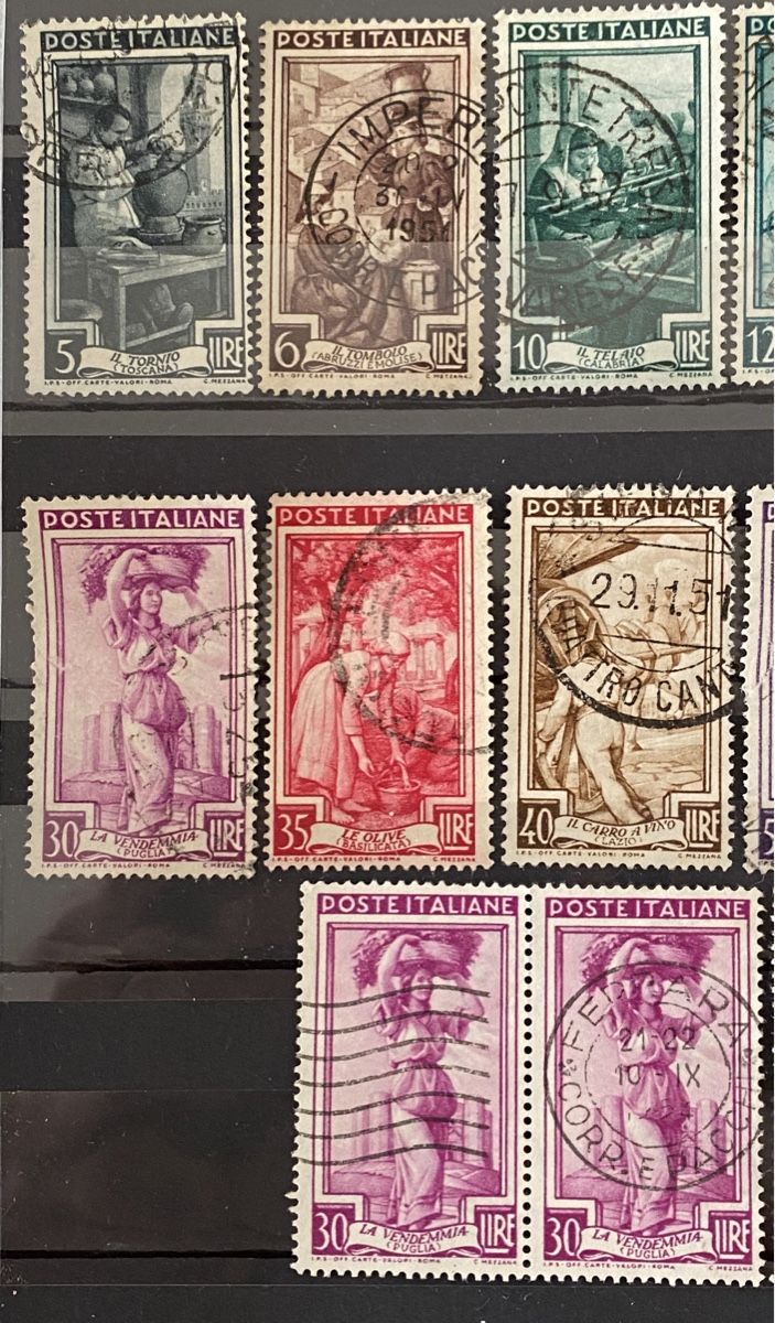 Tutti i francobolli: Timbres - Italie – Usato da Petit-Lancy venduto da Solcarm 1