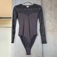 🐸 MADDISON SPITZEN BODY S SCHWARZ NEU