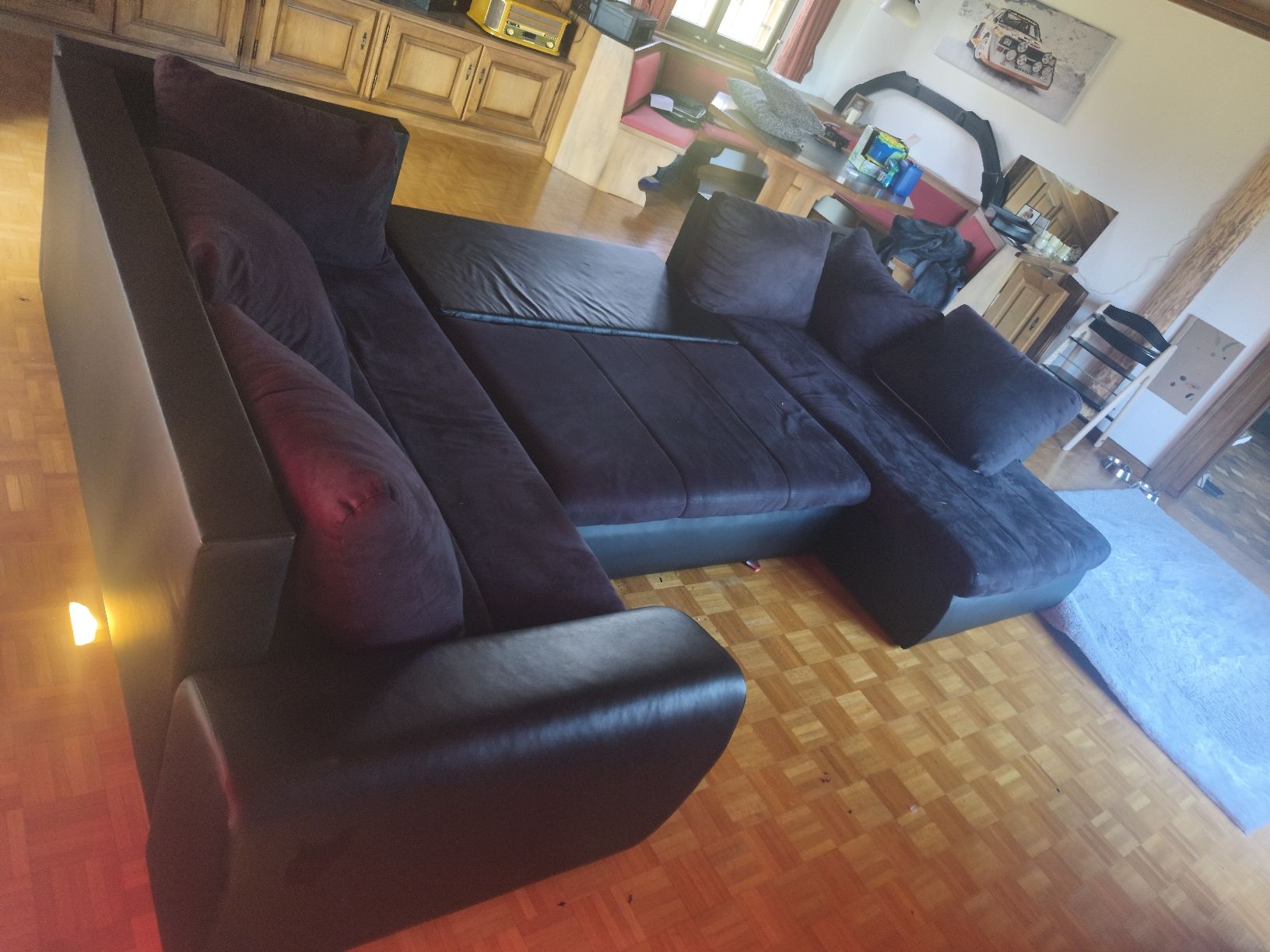 Divani: U-Ecksofa mit Schlaffunktion – Usato da Oberriet SG venduto da zstev 3