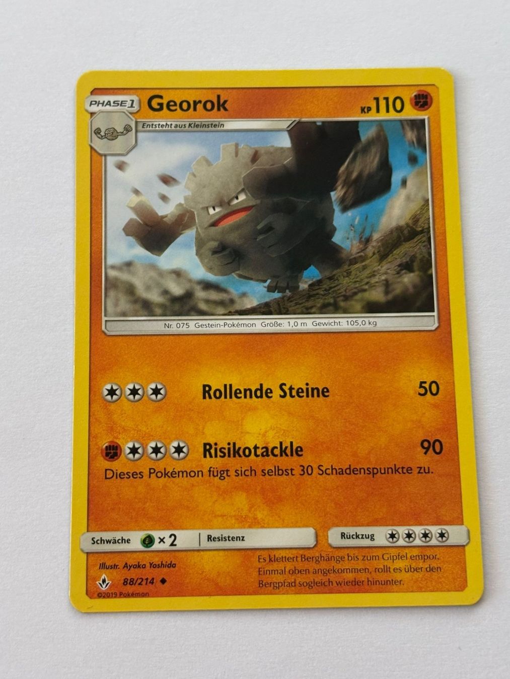 Pokémon Carte collezionabili: Georok 88/214 – Usato da Herisau venduto da Seyashop_2