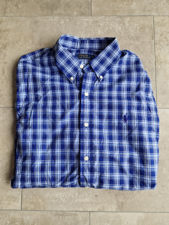 Polo Ralph Lauren Hemd, Blau Kariert Grösse L