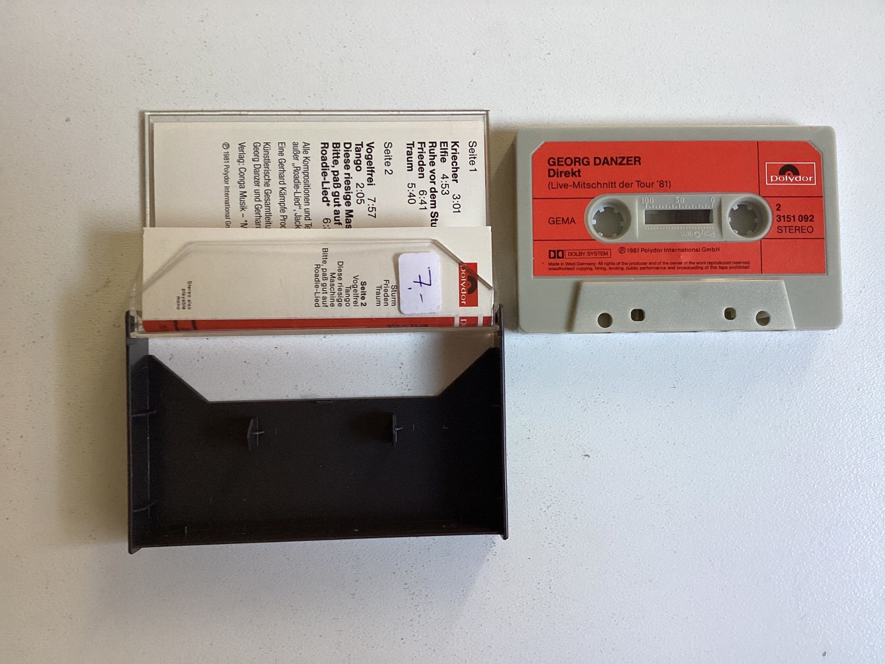 Cassettes audio: Georg Danzer MC - Direkt – D'occasion à Gutenswil par Hamzian 1