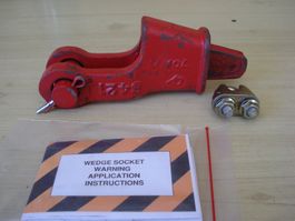 Keilendklemme CROSBY 3/8 ", für Seil 9-10 mm