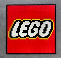 Schild Lego Logo Brickbuild 48x48 Noppen