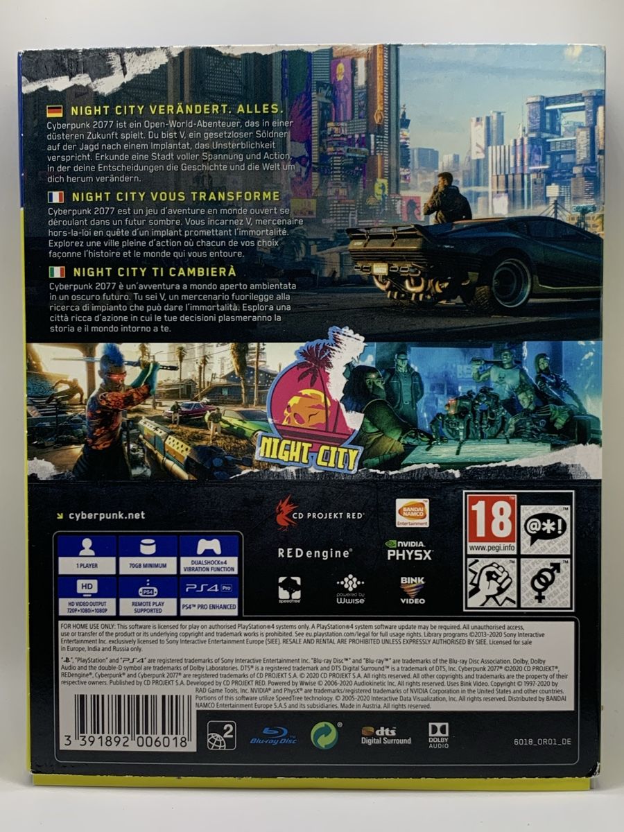 Sony Giochi: Cyberpunk 2077 - PS4 - Komplett mit Extras – Usato da Ostermundigen venduto da RG-Collector 1