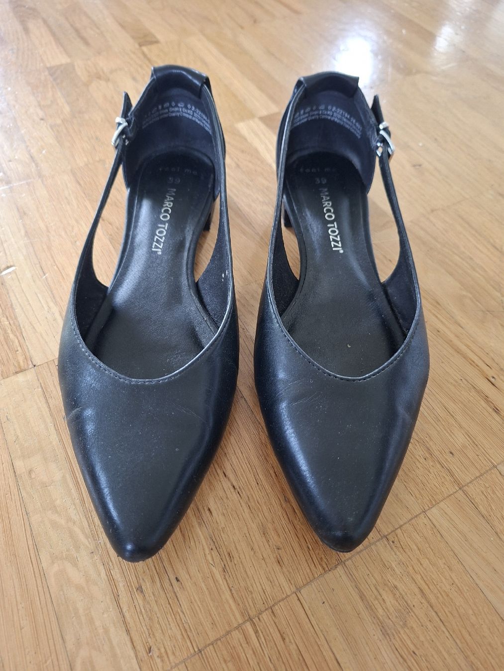 Scarpe da donna: Marco Tozzi Ballerinas, Schwarz, Gr. 39 – Usato da Zürich venduto da Swisswell49