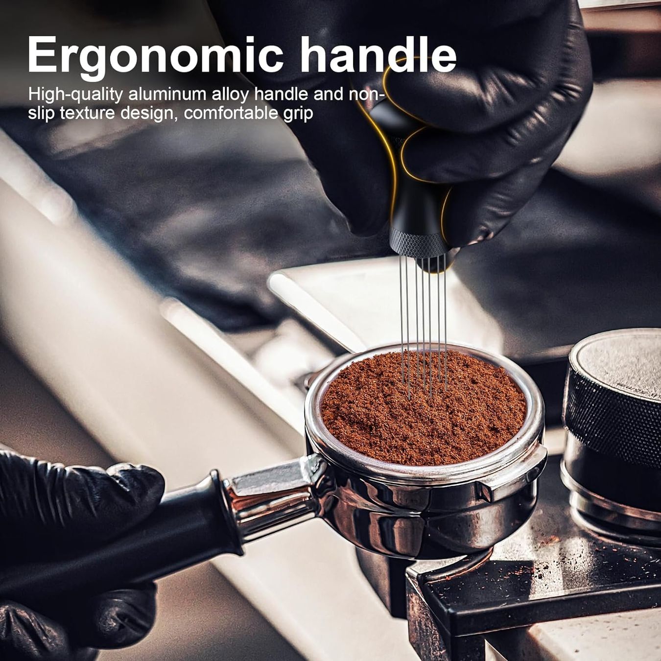 Macchine per caffè & Macchine per espresso: Aluminium Wdt Tool Espresso Coffee Distributor Tamper – Nuovo (secondo la descrizione) da Thun venduto da coverall 4