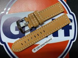 20mm Uhrenband, Uhrenarmband hellbraun, bracelet pour montre